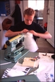 Clas is sewing