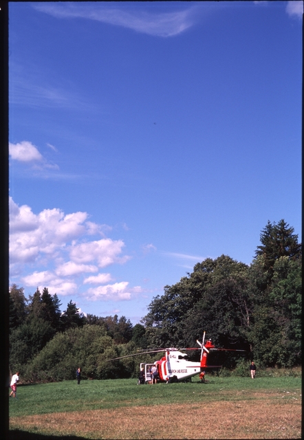 Search and Rescue Team paying a visit to the island