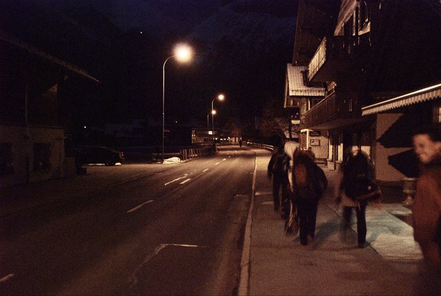 Walking the last bit