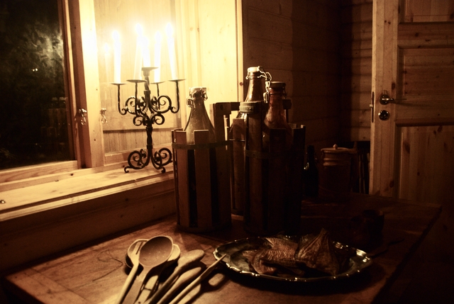 Candles in the window