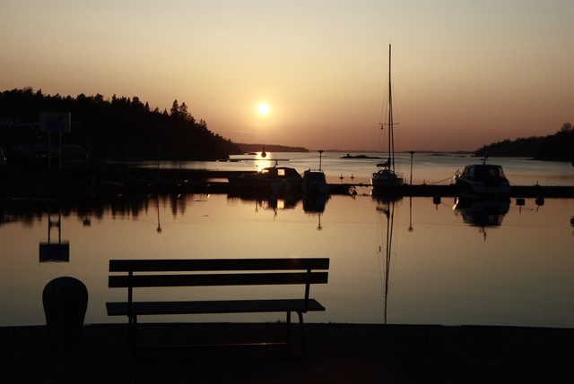 Sunset in Grisslehamn