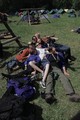 Scouts posing