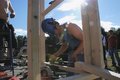 Cutting wood