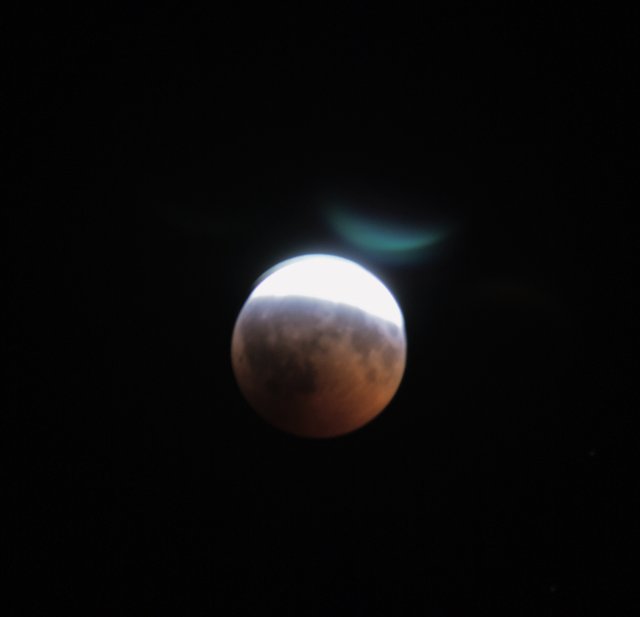 Last Night Moon Shadowing