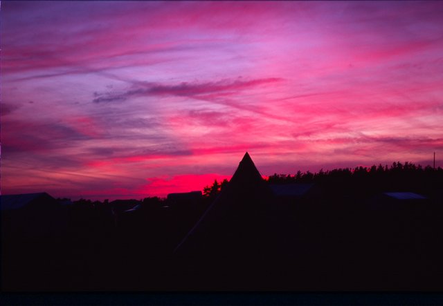 Red skies