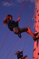 Rappeling down