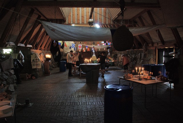 Dinner in the pirate inn