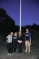 Flaggpole and night