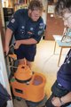 Premiere usage of the fixed cleaning machine
