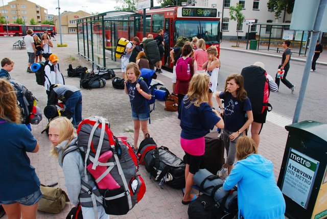 Changing busses