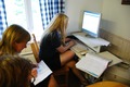 Testing the new computerized booking system