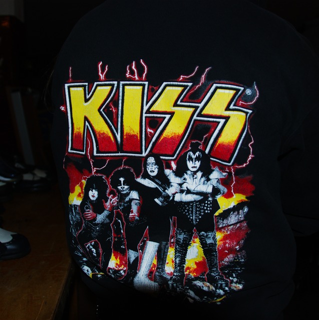 Young rock fan