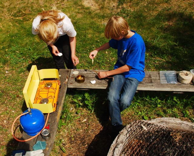 Making char-cloth