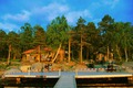 The Sauna as the Sun Sets