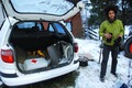 Installing a fake gasoline container