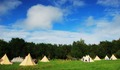 Camping on a wet island