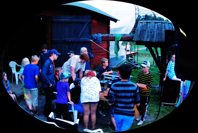 Outdoor party DJs
